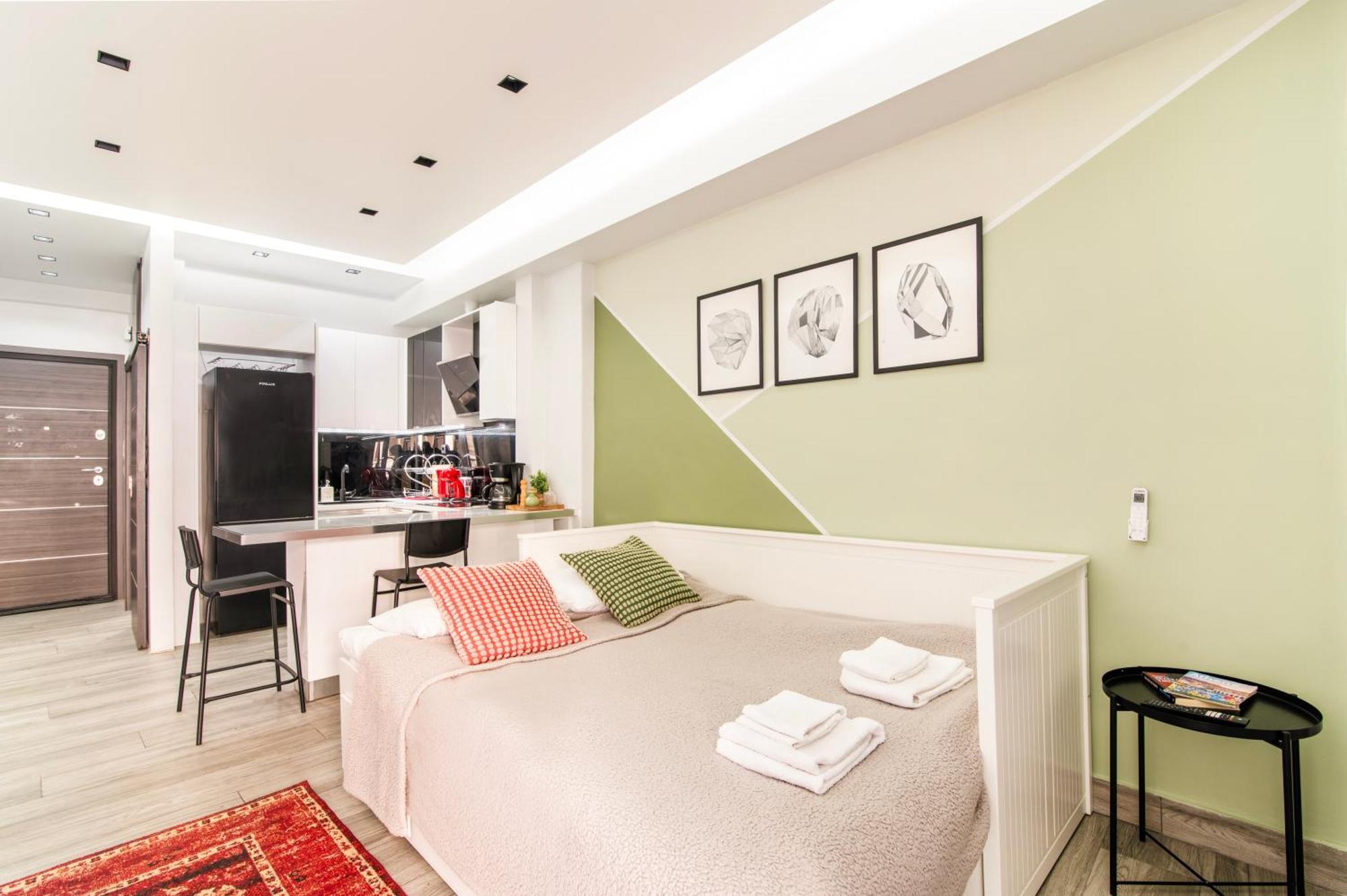 Luxury Studio In Athens City Center ภายนอก รูปภาพ