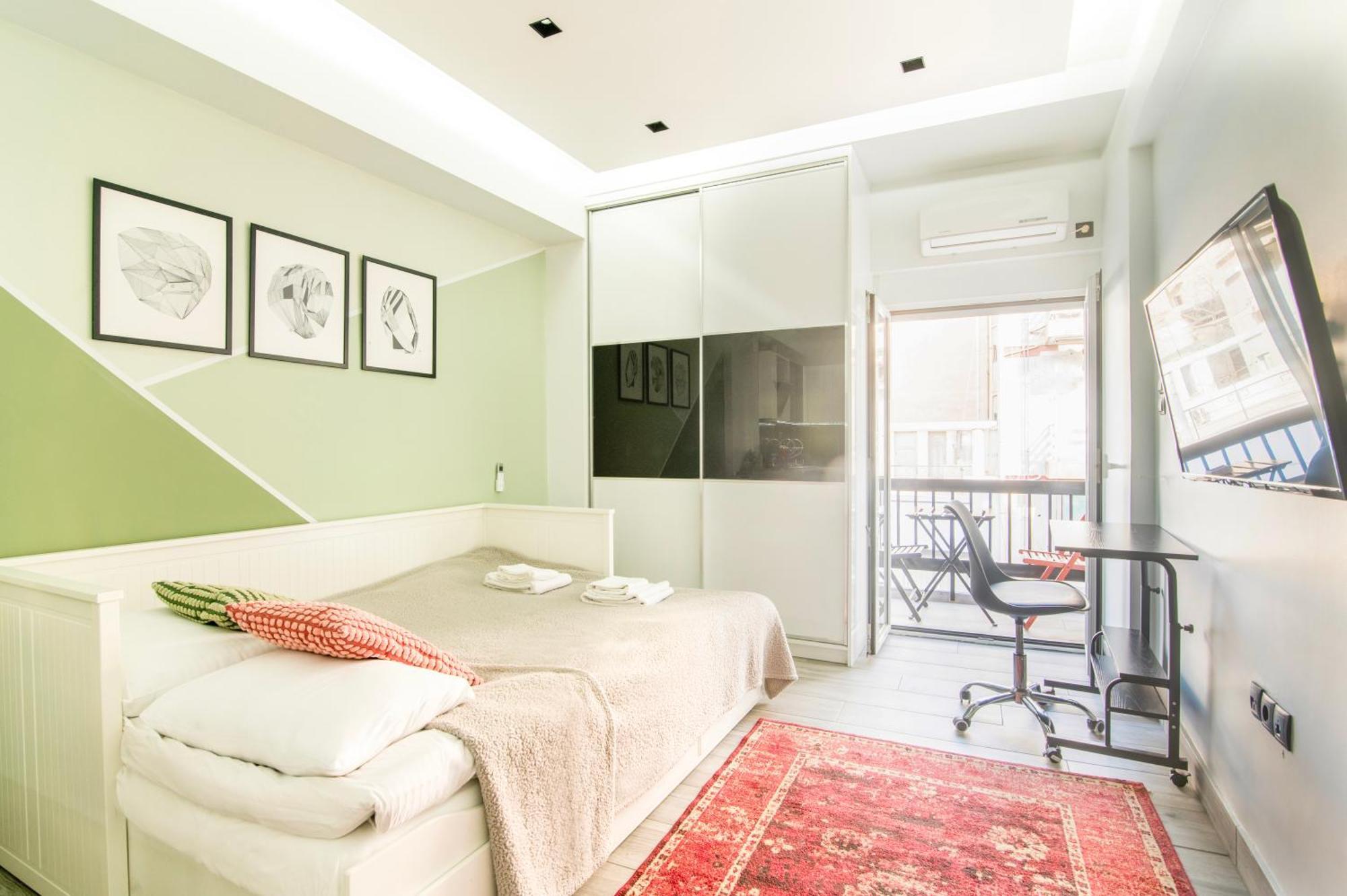 Luxury Studio In Athens City Center ภายนอก รูปภาพ